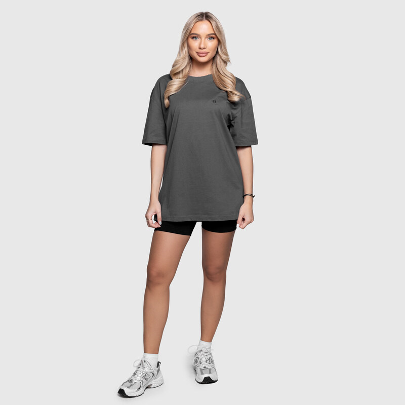 Dámske oversized tričko Iron Aesthetics Boyfriend, sivé