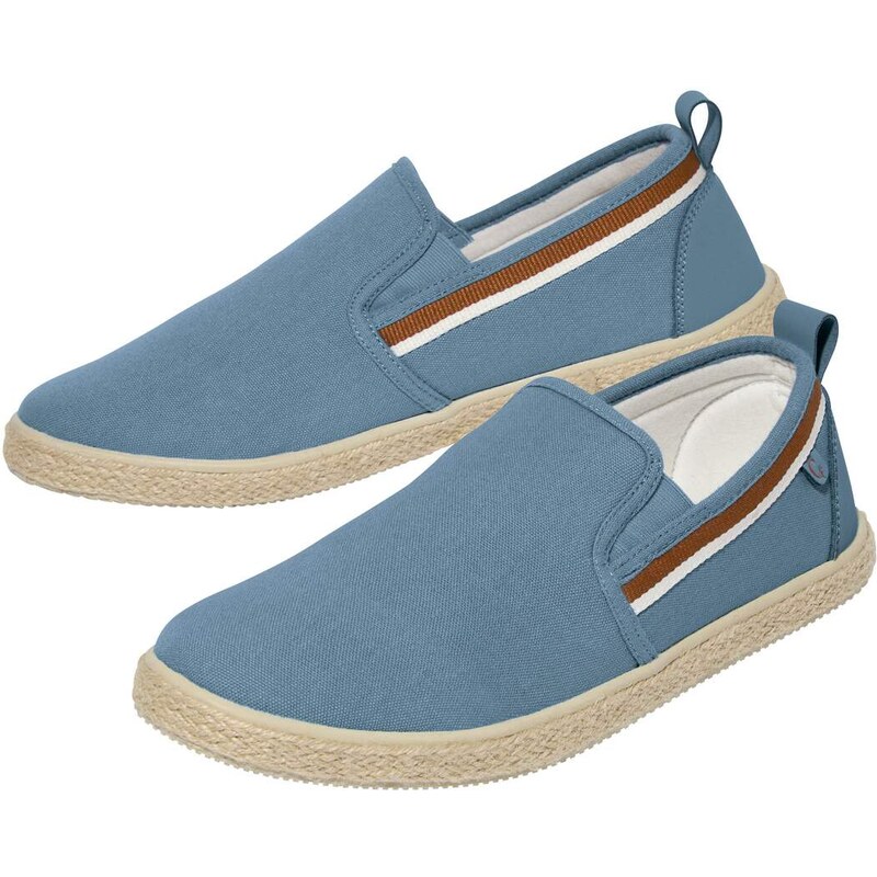 Plátenné mokasíny s podrážkou zdobenou pleteným lankom Atlas For Men 63709411