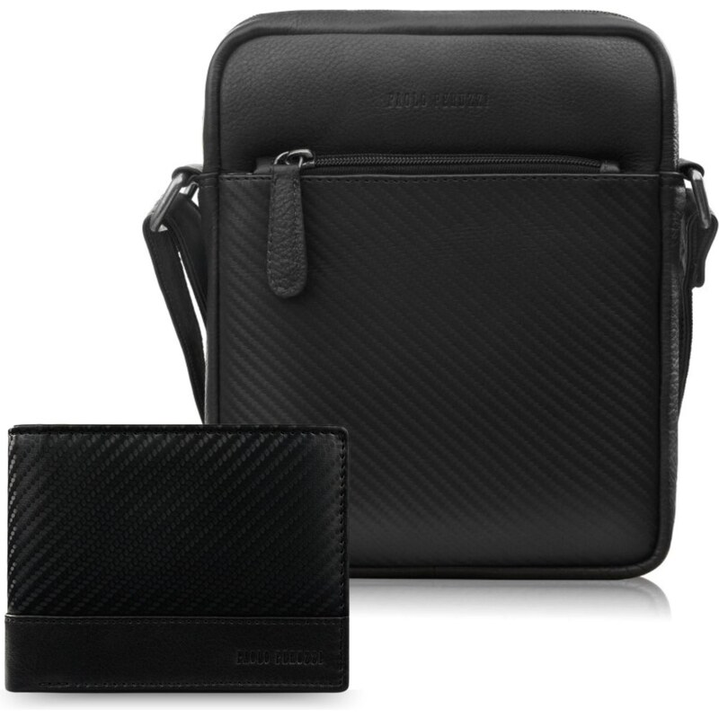 Paolo Peruzzi Darčeková sada pánskej koženej tašky a pánskej peňaženky 63711470