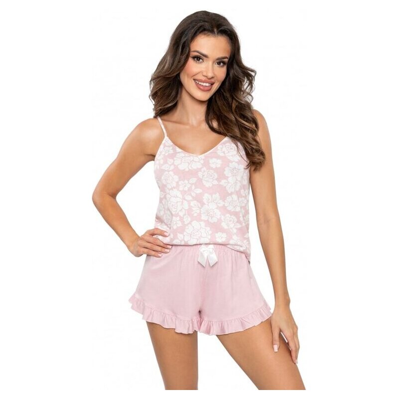 Donna Bavlnené pyžamo Rosalia top ružové 63715955