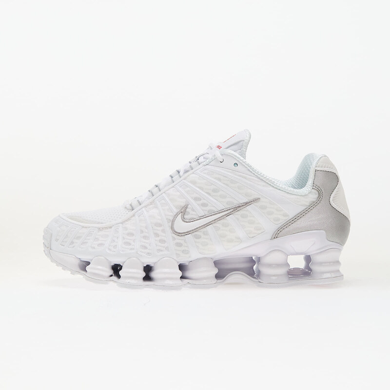 Nike Shox TL White/ White-Metallic Silver-Max Orange 60970830