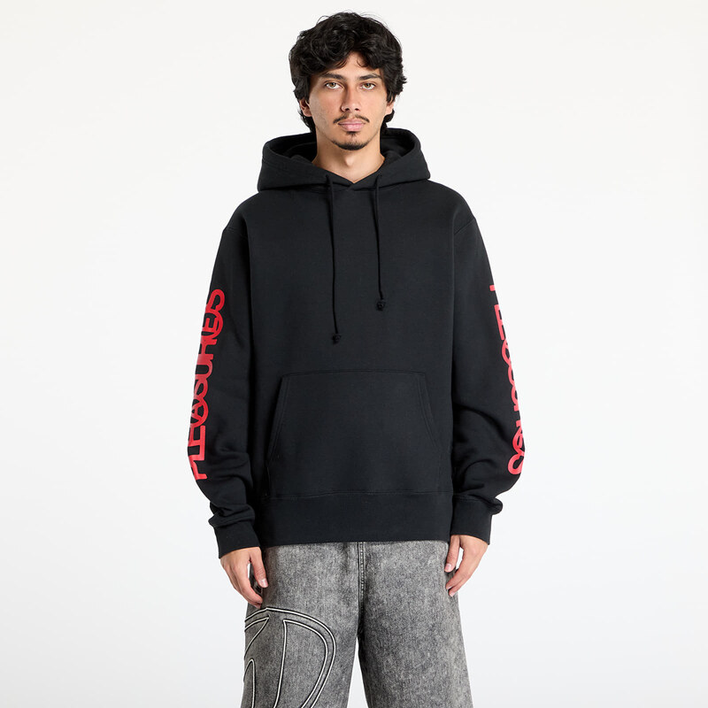 Mikina PLEASURES Fanzine Hoodie Black M 63718444