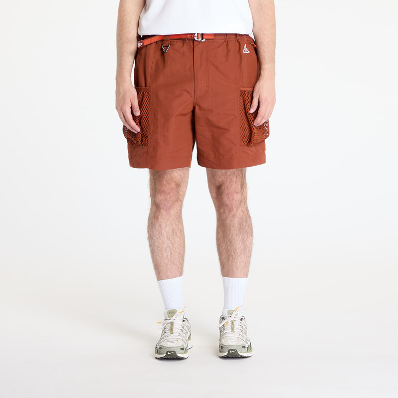 Šortky Nike ACG Snowgrass Mens Cargo Shorts Cinnamon/ Picante Red/ 63667794