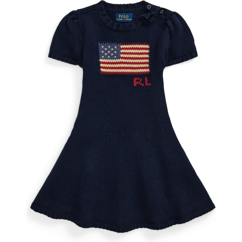 Polo Ralph Lauren Šaty béžová / námornícka modrá / červená 64528581