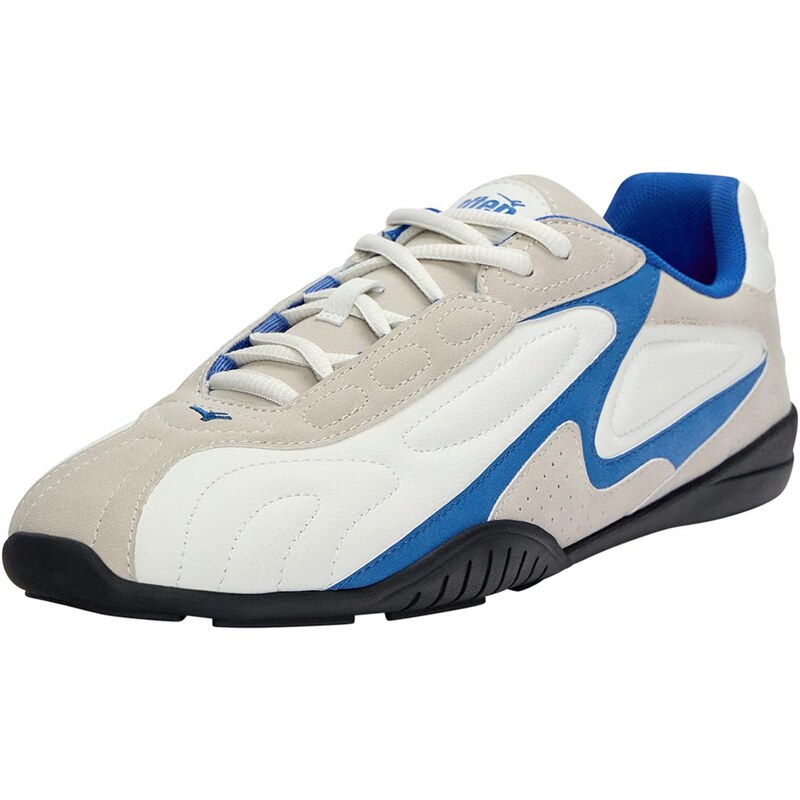 Pull&Bear Nízke tenisky kráľovská modrá / biela / šedobiela 65878617