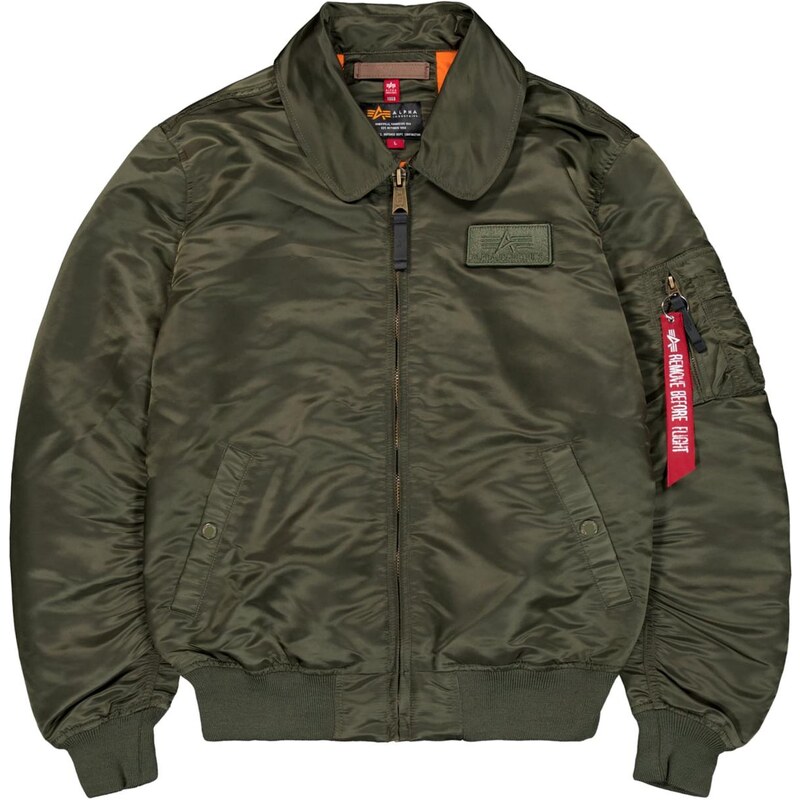 ALPHA INDUSTRIES Prechodná bunda Flying Tigers olivová / oranžová 63724438