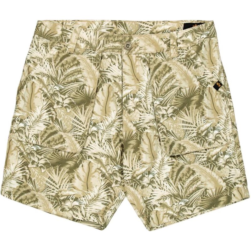 ALPHA INDUSTRIES Nohavice Honolulu béžová / zelená / olivová 63724427