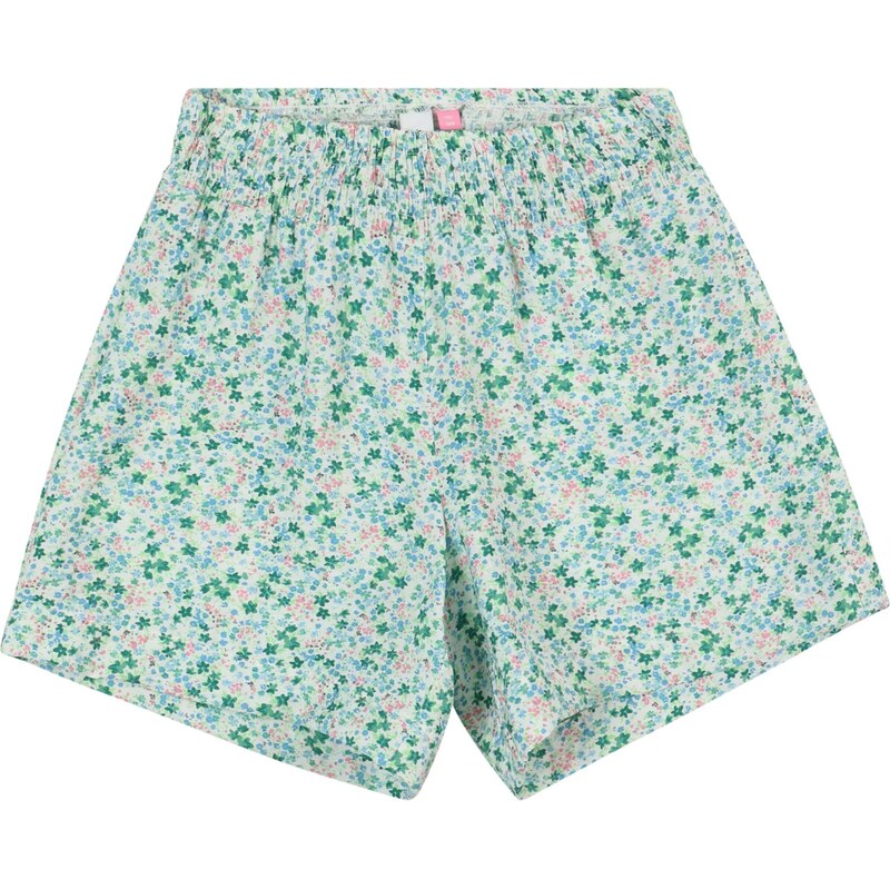 Vero Moda Girl Nohavice VMIris trávovo zelená / svetlozelená / ružová 66025951