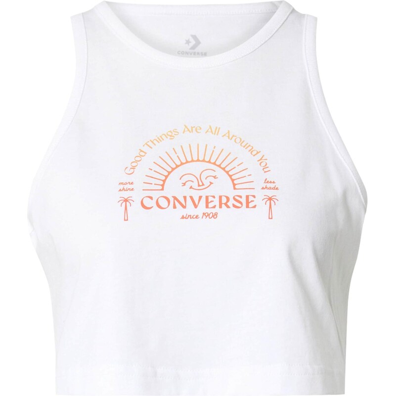 CONVERSE Top Good Vibes oranžová / svetlooranžová / biela 63724767