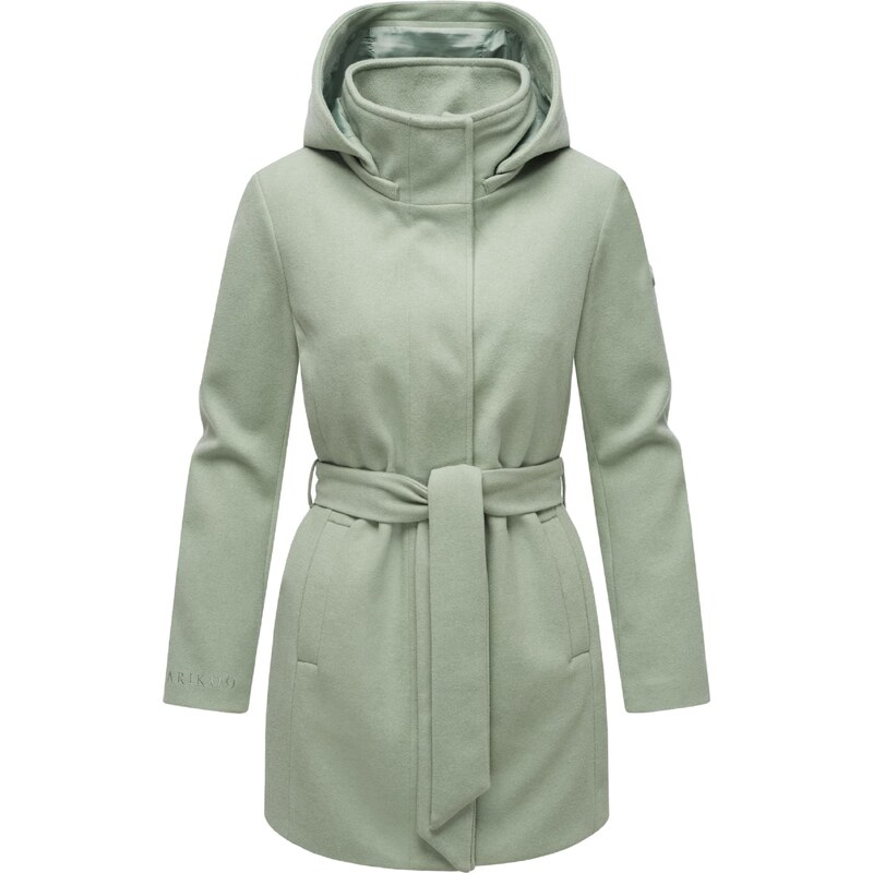 MARIKOO Prechodný kabát Katalinaa 16 pastelovo zelená 63969779