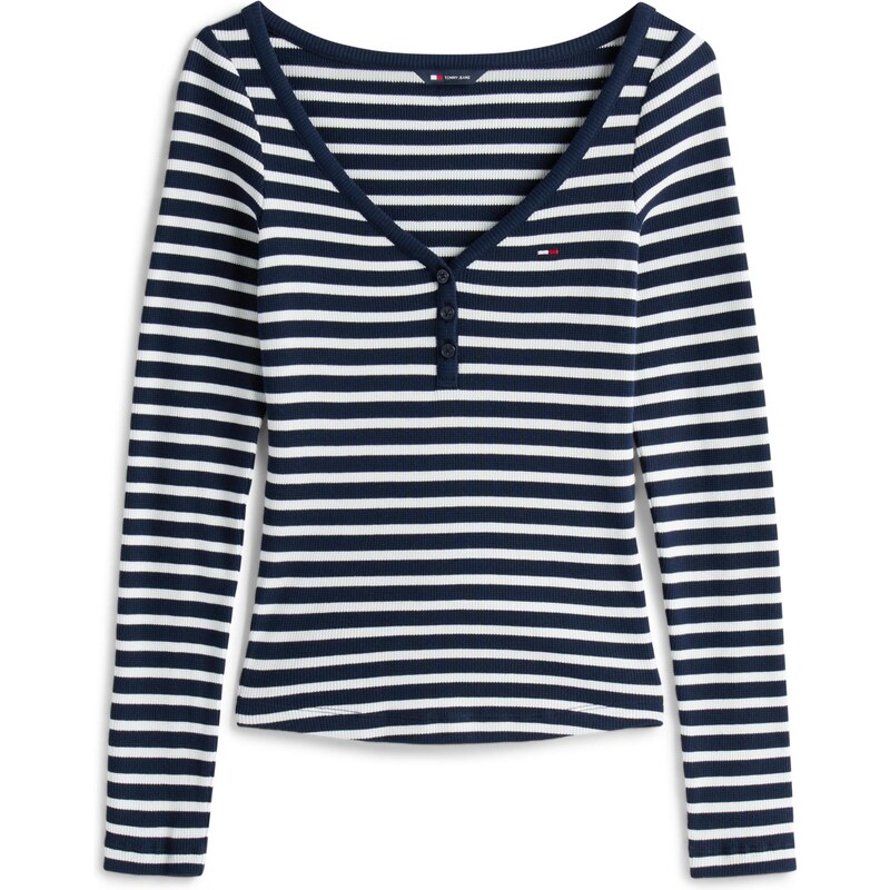 Tommy Jeans Tričko námornícka modrá / biela 63724373