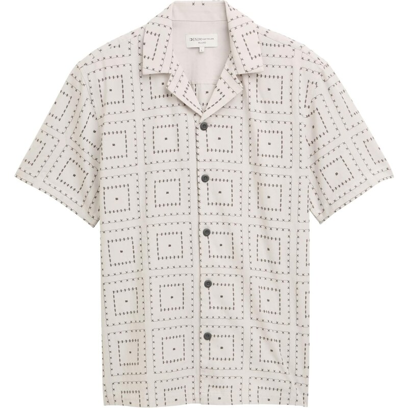 TOM TAILOR DENIM Košeľa svetlosivá / tmavosivá 63724608