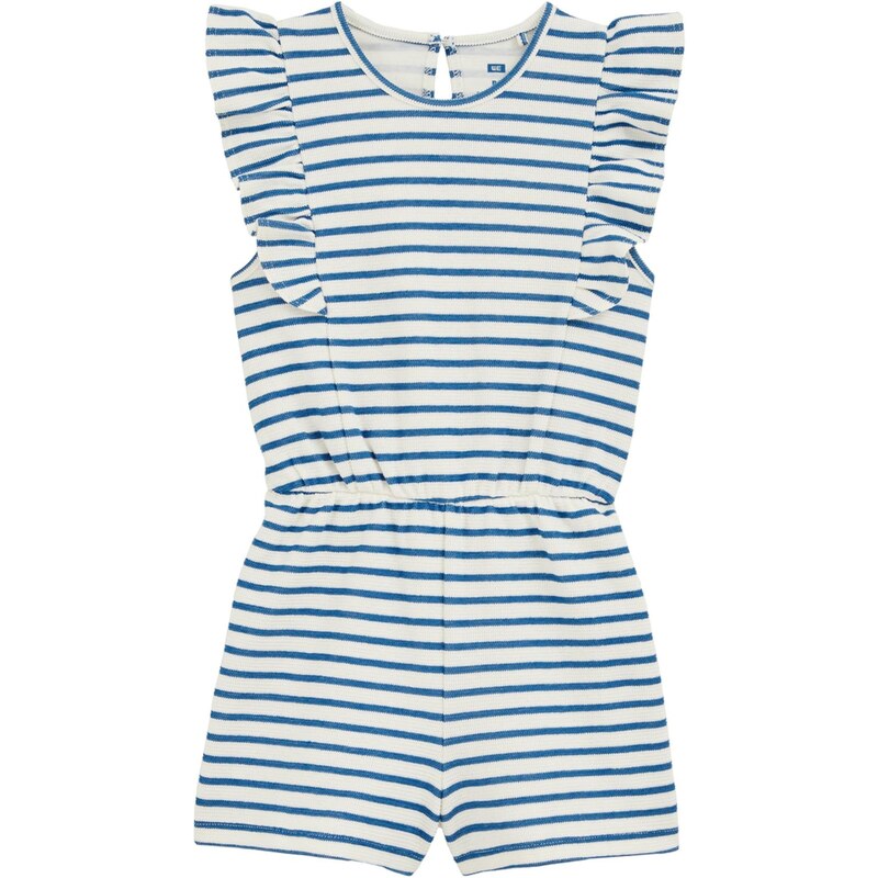 WE Fashion Overal kobaltovomodrá / biela 63724866