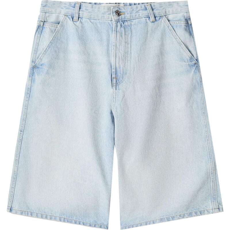 Bershka Džínsy pastelovo modrá 64882942