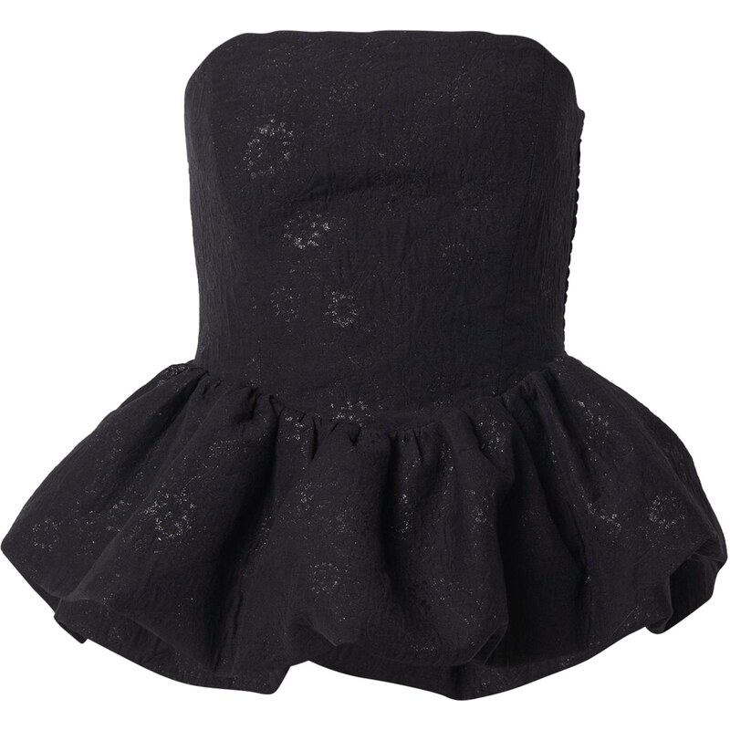 & Other Stories Top čierna / strieborná 65879201