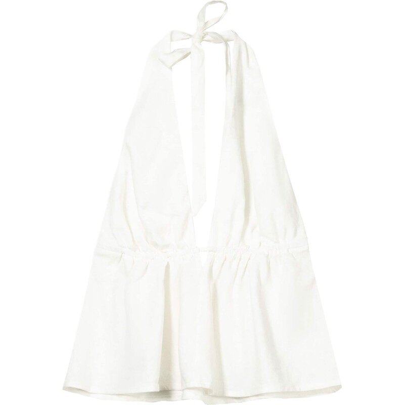 Bershka Top biela 65879233