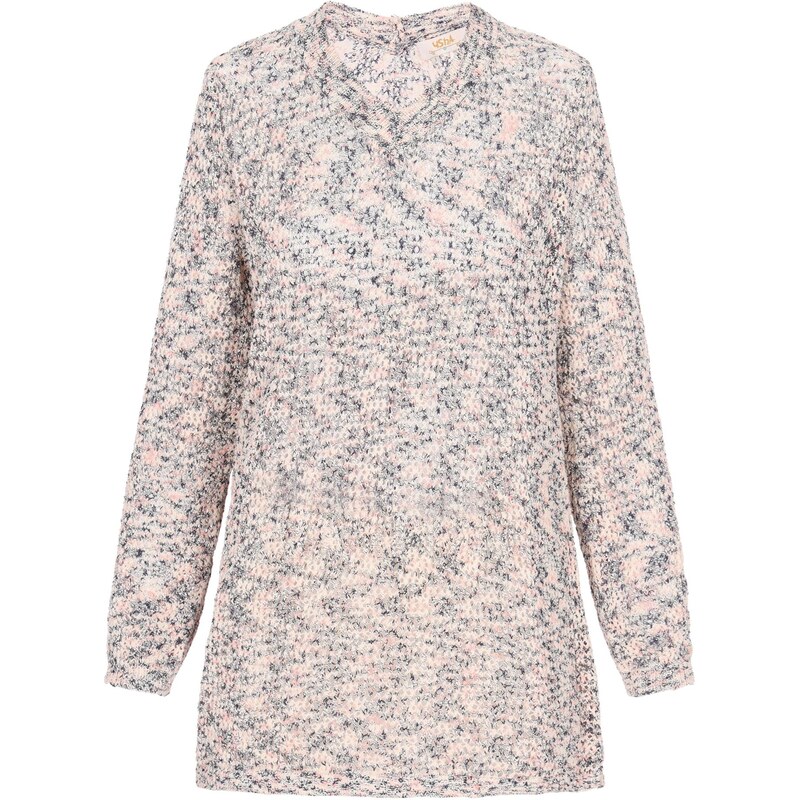 usha FESTIVAL Sveter námornícka modrá / rosé / strieborná 65772574