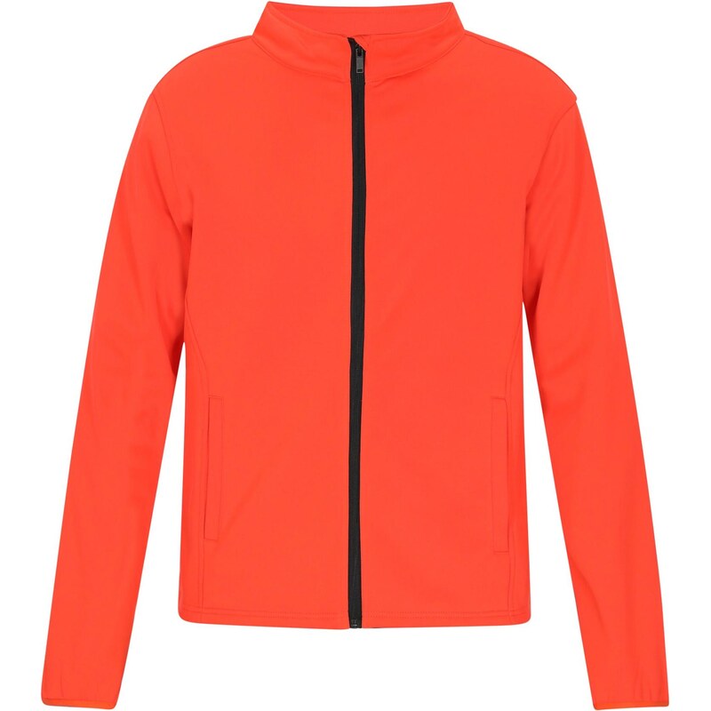 hoona Tepláková bunda neónovo oranžová / čierna 65792494