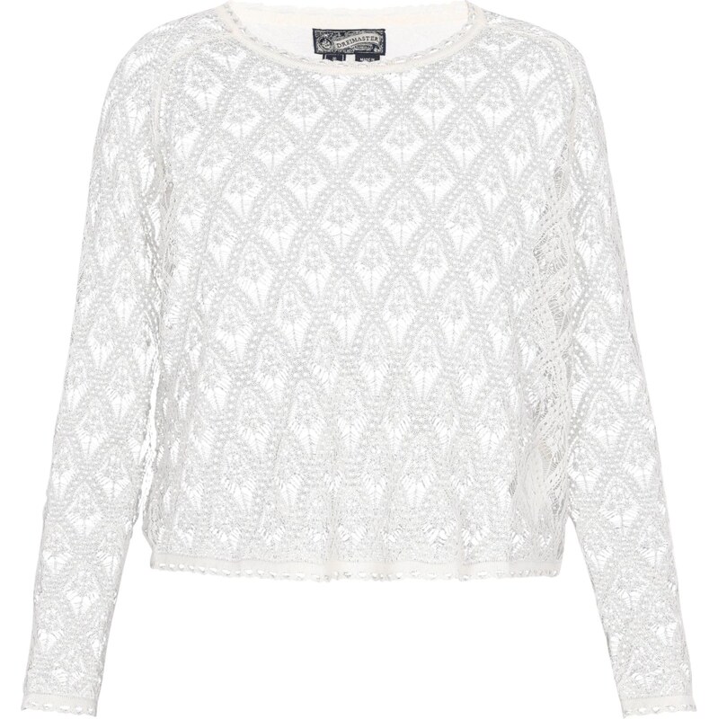 DreiMaster Vintage Sveter šedobiela 65146316