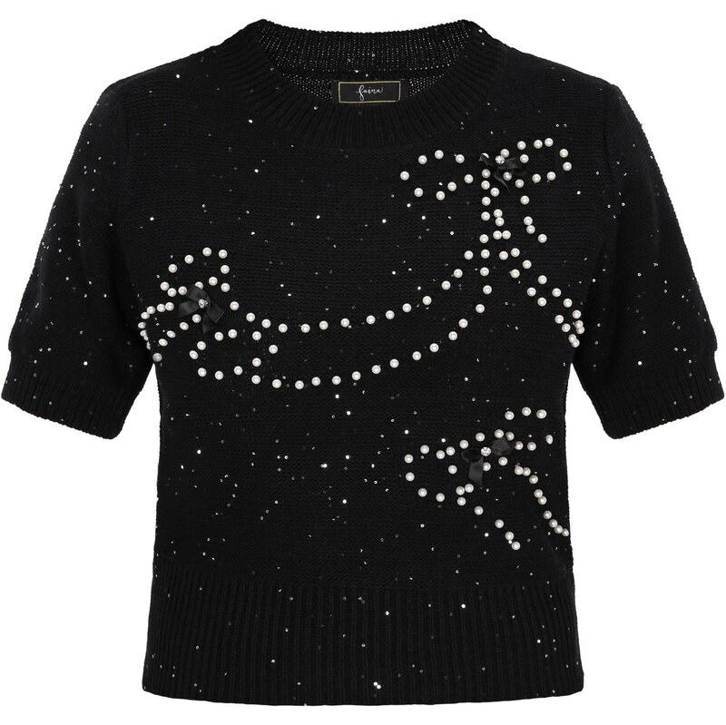 faina Sveter Fashion Look čierna 65875051