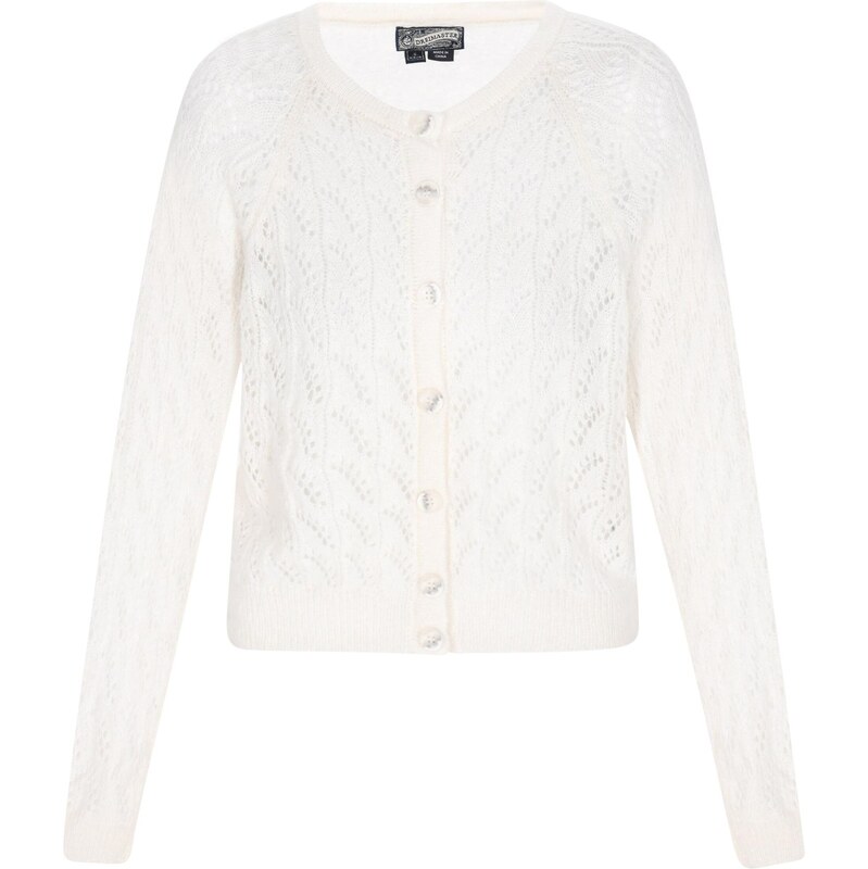 DreiMaster Vintage Kardigán biela ako vlna 65875080