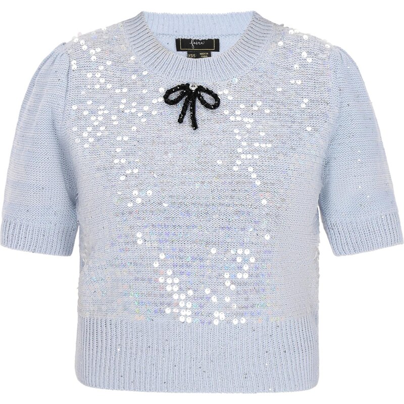 faina Sveter Fashion Look svetlomodrá 65875114