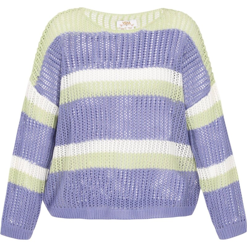 usha FESTIVAL Sveter indigo / pastelovo zelená / biela 65772582