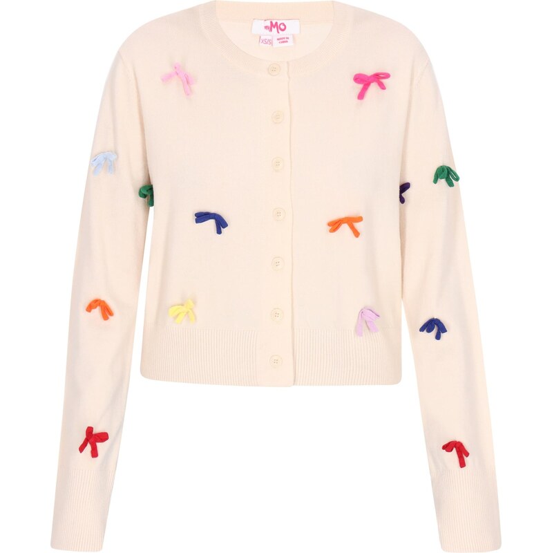 MYMO Kardigán levanduľová / tmavooranžová / tmavočervená / biela ako 65875135