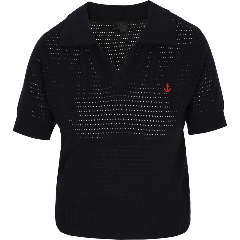 DreiMaster Klassik Sveter Classic Look čierna 65875194