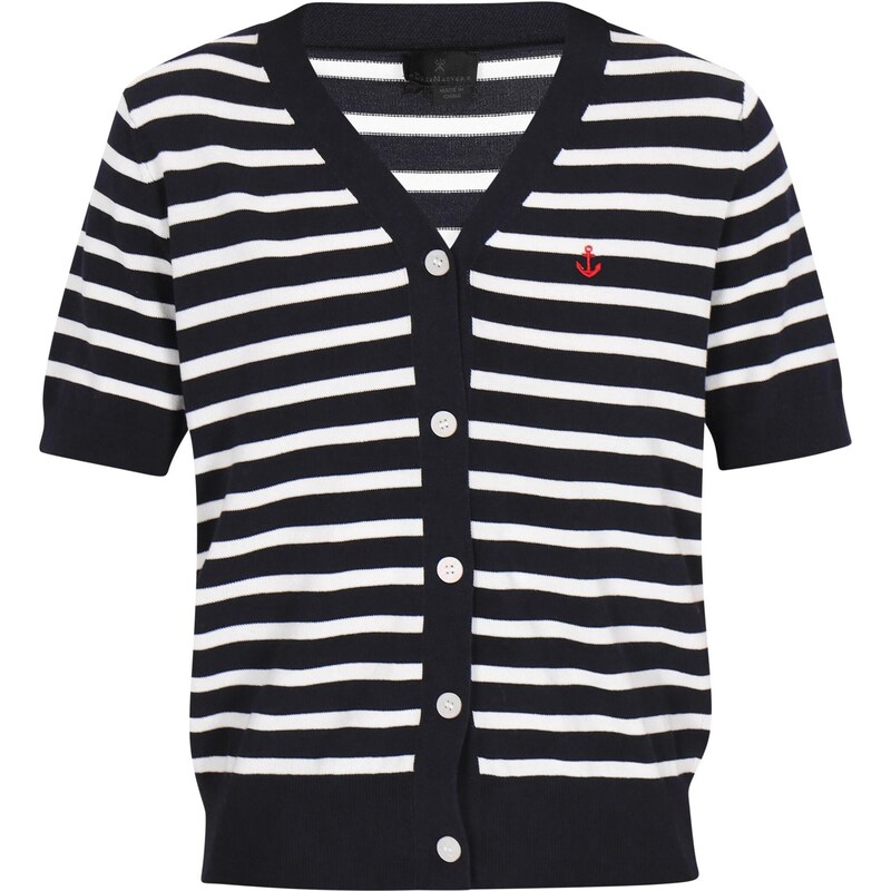 DreiMaster Klassik Kardigán tmavomodrá / biela 64087379