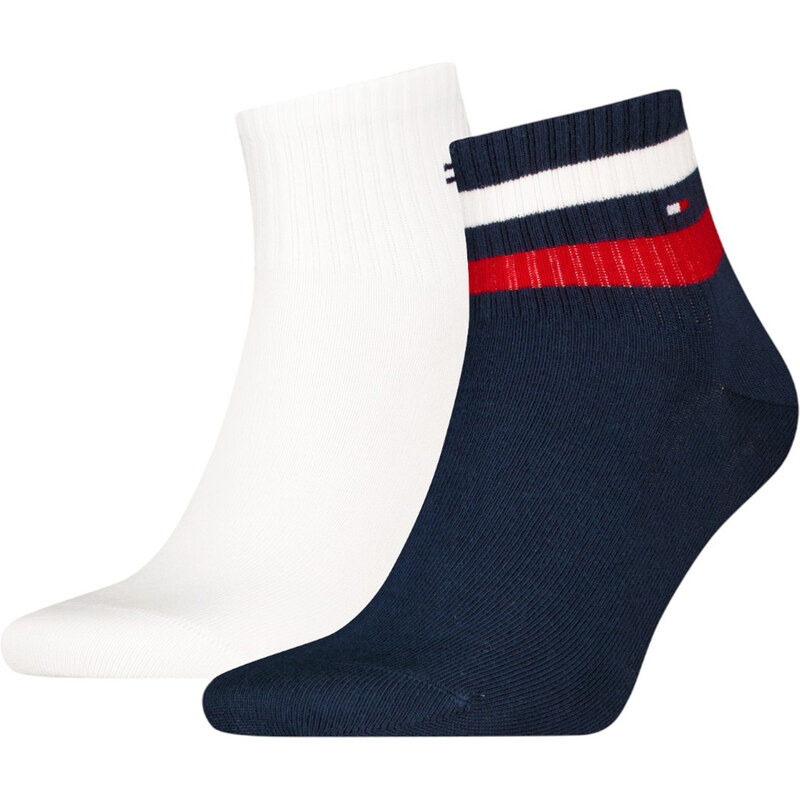 TOMMY HILFIGER - ponožky 2PACK TOMMY HILFIGER original sport navy 63731182