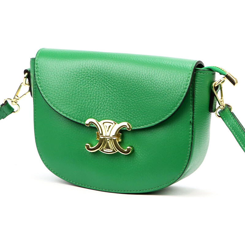 Kožená kabelka Luka zelená KZ57141 63731286