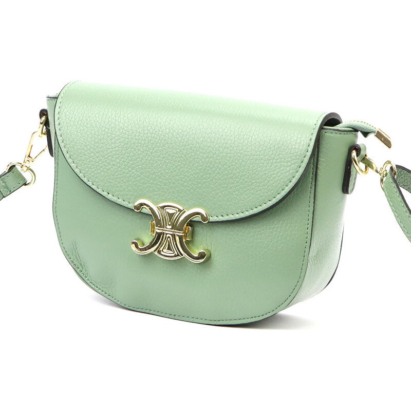 Kožená kabelka Luka zelená KZ57139 63731288