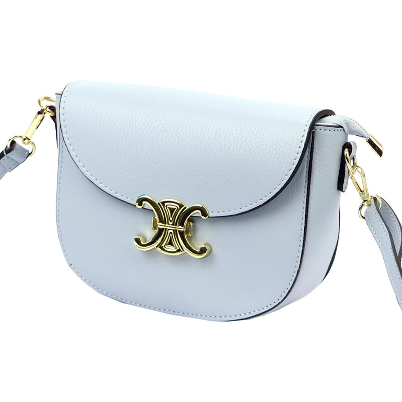 Kožená kabelka Luka modrá KZ57133 63731291