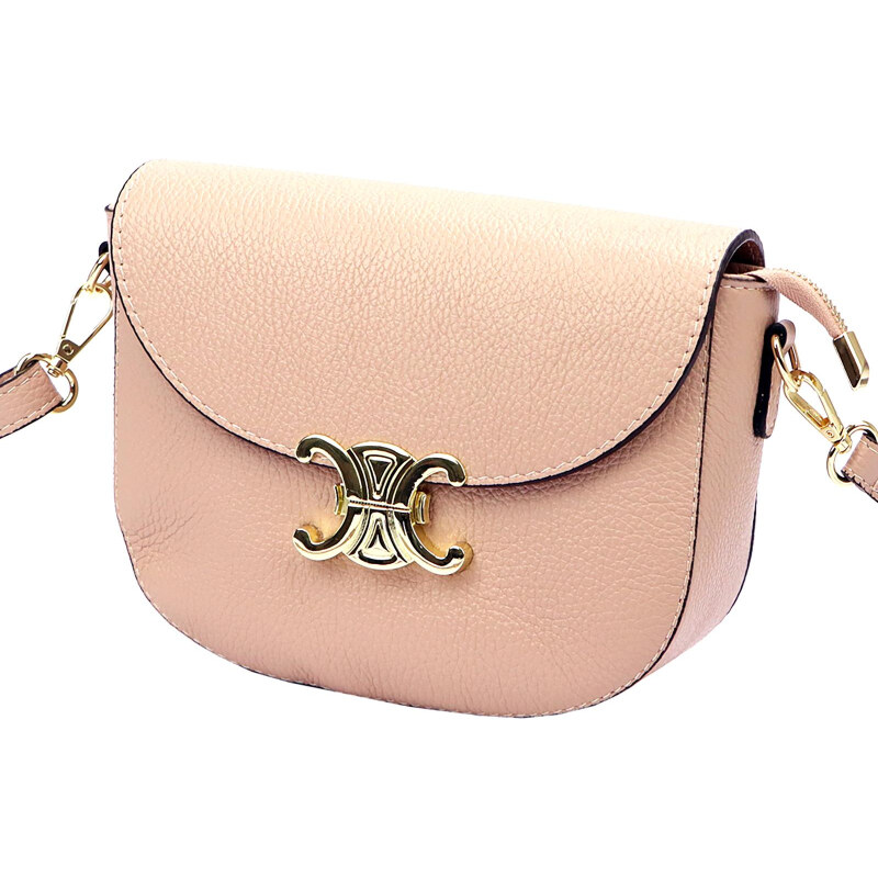 Kožená kabelka Luka ružová KZ57135 63731290