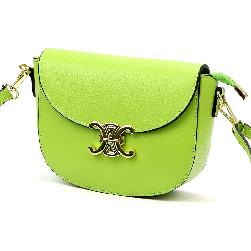 Kožená kabelka Luka zelená KZ57136 63731295