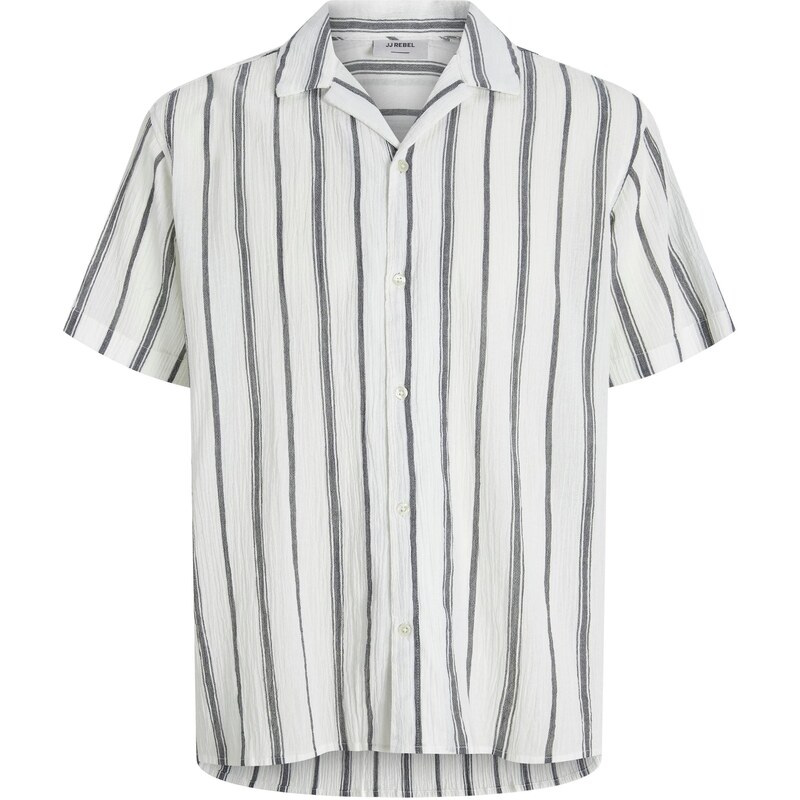 JJ Rebel Košeľa JREBMAIMI tmavosivá / biela 63734495