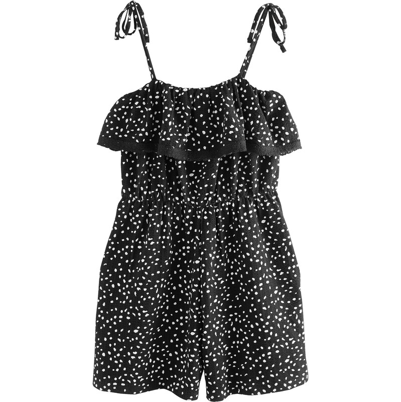 Next Overal čierna / šedobiela 65877352