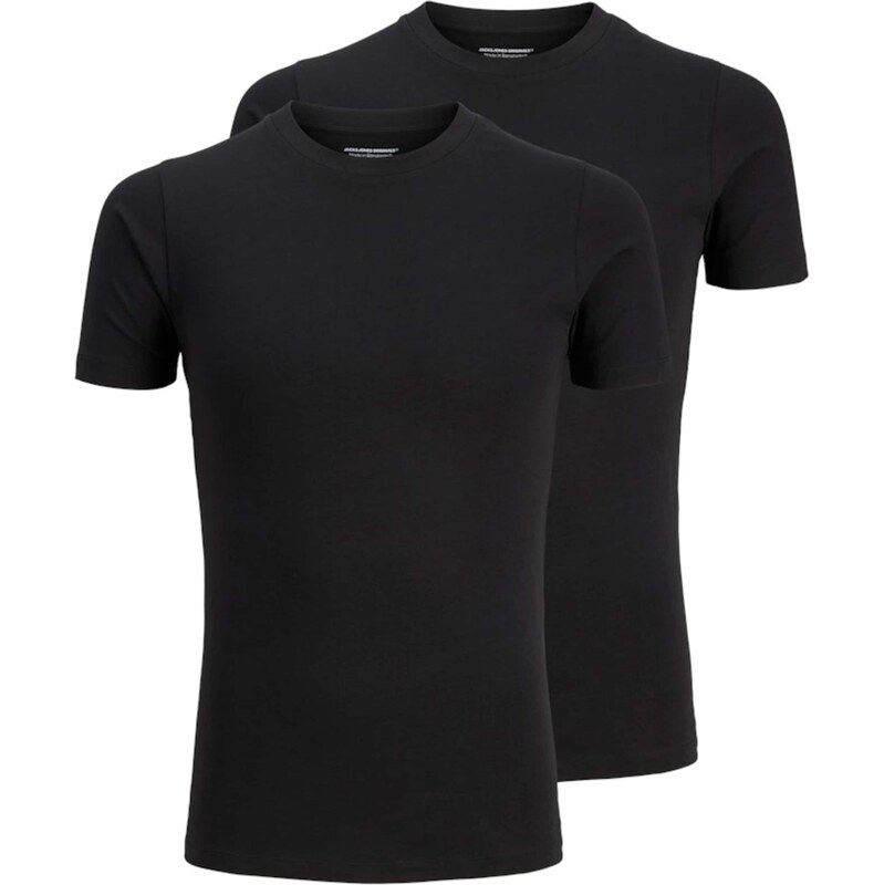 JACK & JONES Tričko JORMuscle čierna 63734536