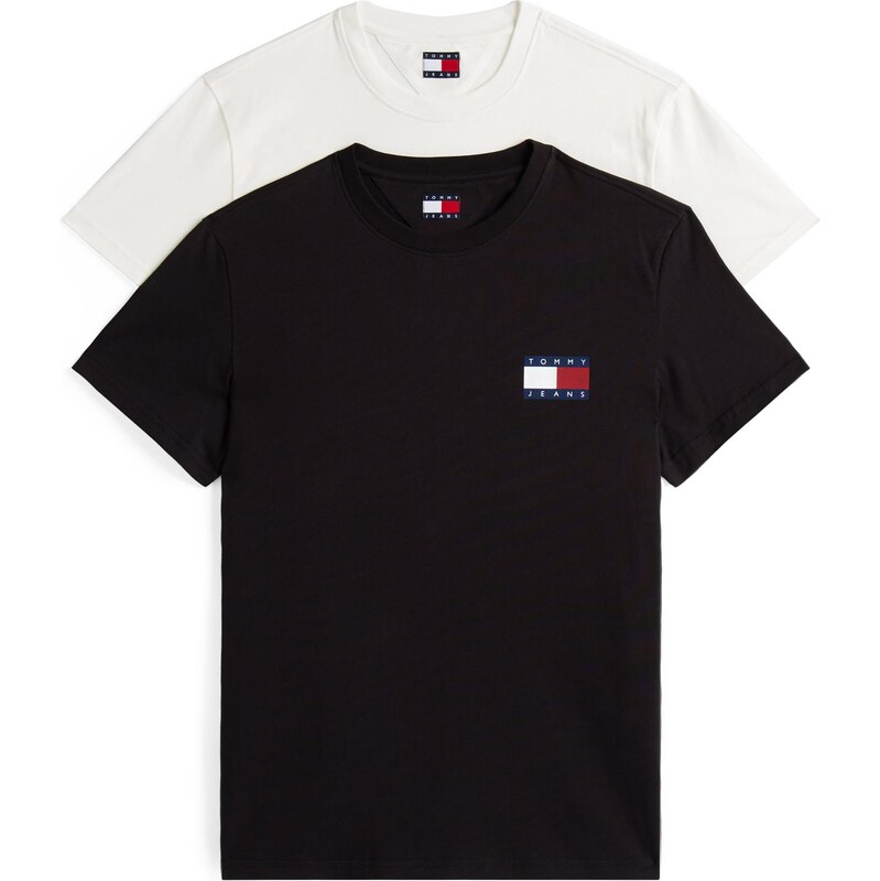 Tommy Jeans Tričko námornícka modrá / brusnicová / čierna / biela 63734645