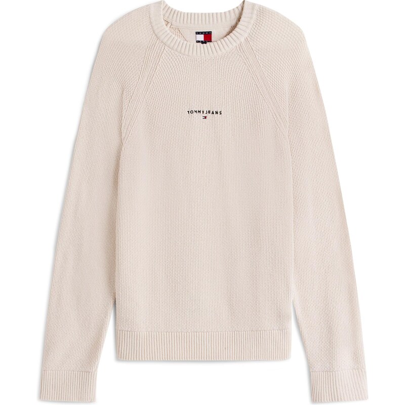 Tommy Jeans Sveter krémová / námornícka modrá 63734682