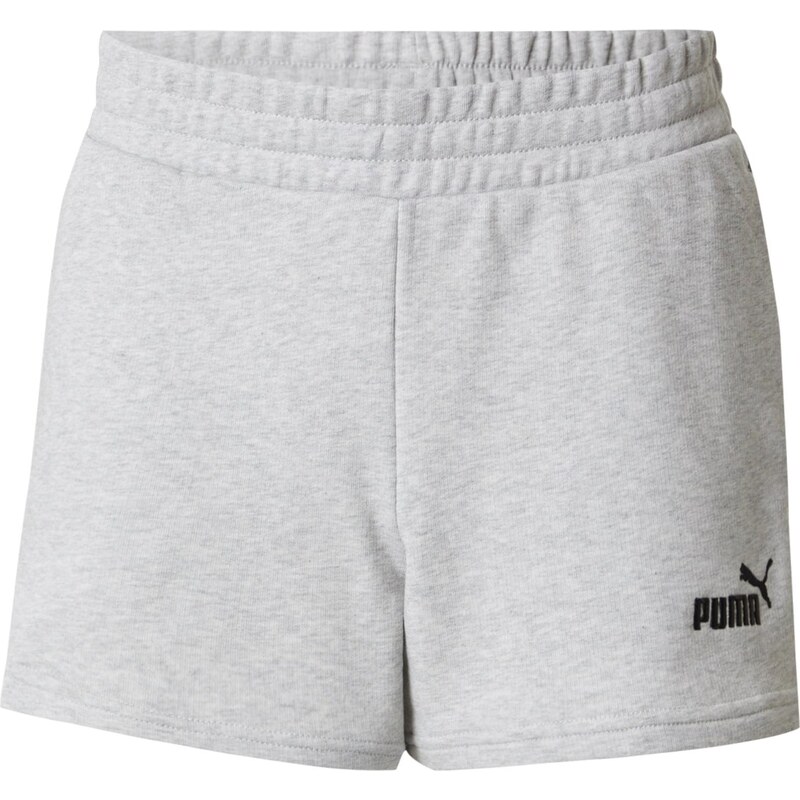 PUMA Športové nohavice ESS No. 1 svetlosivá / čierna 67499056