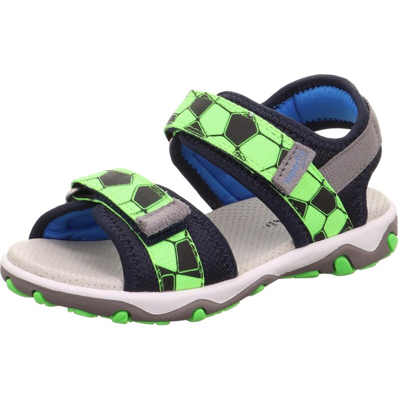 SUPERFIT Otvorená obuv MIKE 3.0 námornícka modrá / sivá / limetová 63741757