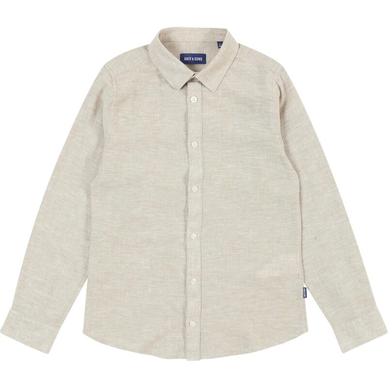 Only & Sons Junior Košeľa OSJCaiden tmavobéžová 63734880