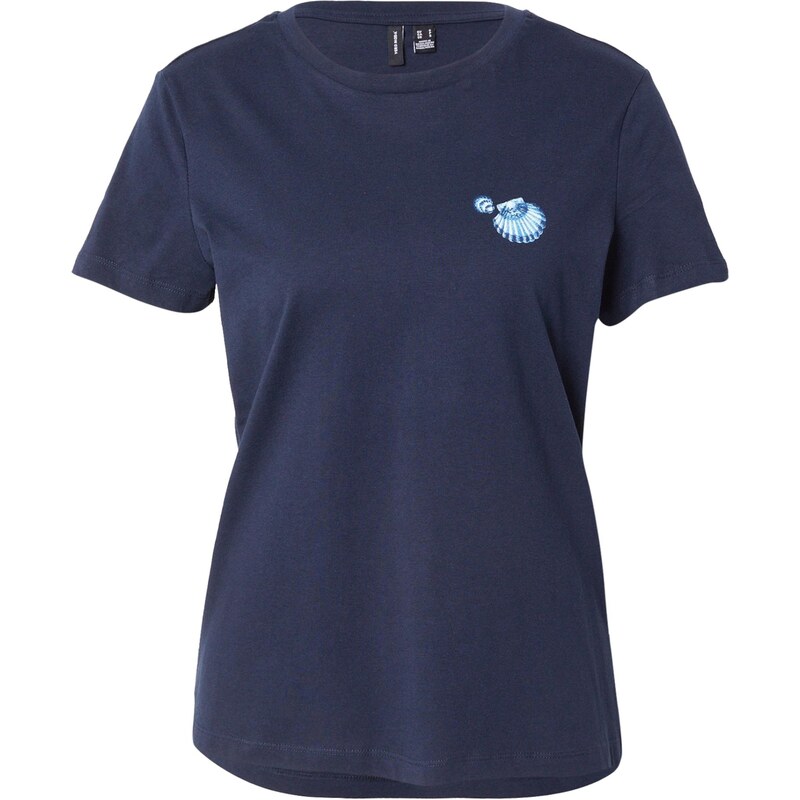 VERO MODA Tričko námornícka modrá / svetlomodrá / biela 63490629