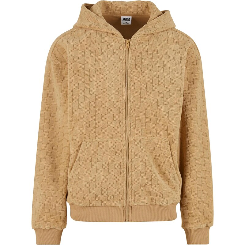 Urban Classics Tepláková bunda farba ťavej srsti 64045053