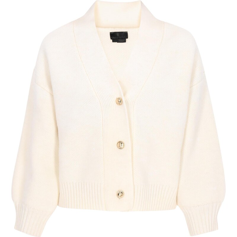 DreiMaster Klassik Kardigán Everyday Fashion šedobiela 64087369
