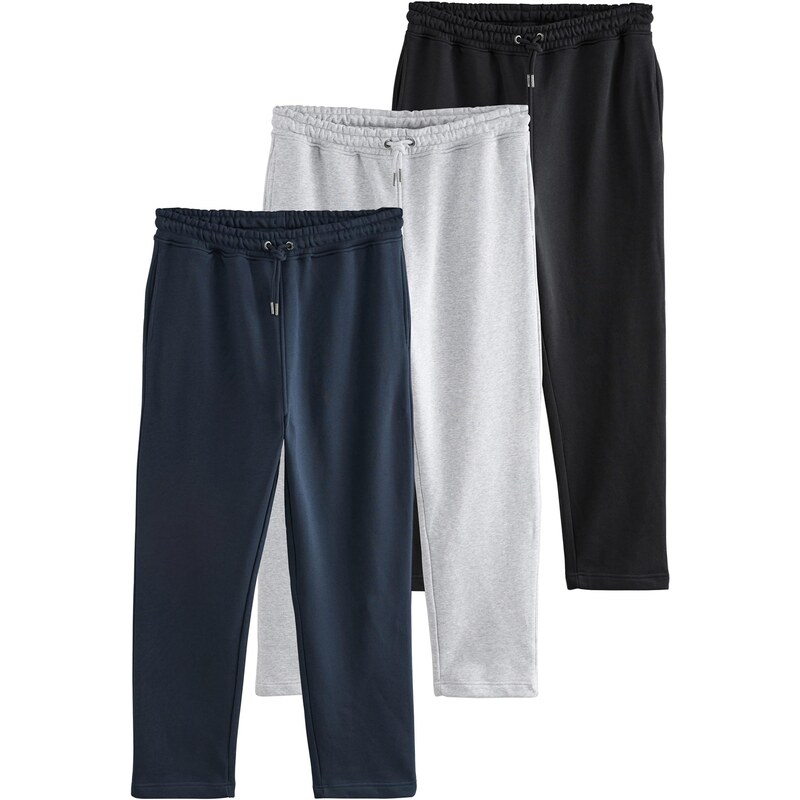 Next Nohavice námornícka modrá / sivá melírovaná / čierna 64412709