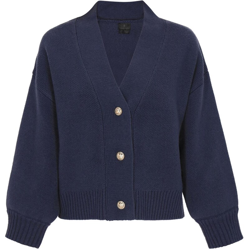 DreiMaster Klassik Kardigán Everyday Fashion námornícka modrá 64087367