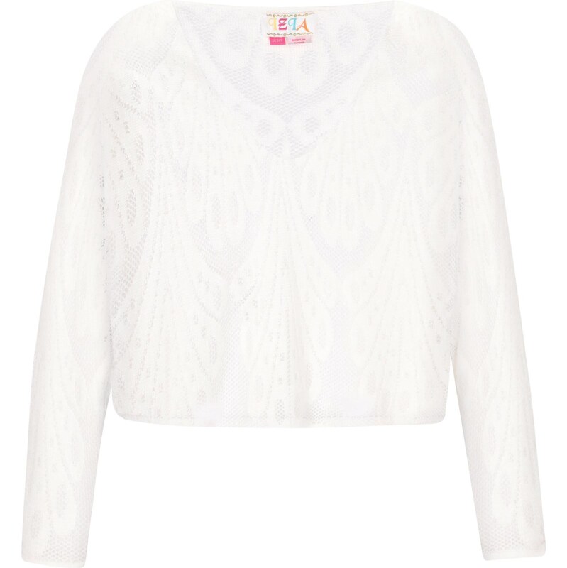 IZIA Sveter Fashion Look šedobiela 65874983